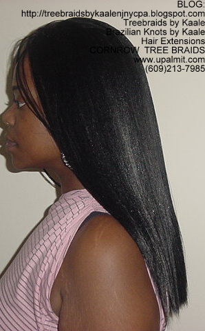 Straight Tree Braids, Left.