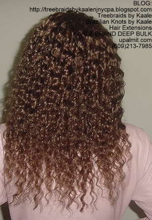 Deep Bulk Wavy KAALE Brand human hair Treebraids Back2156.