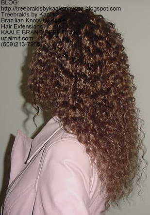 Deep Bulk Wavy KAALE Brand human hair Treebraids Left2157.