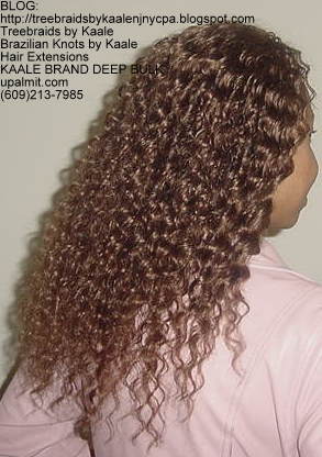Deep Bulk Wavy KAALE Brand human hair Treebraids Right2158.