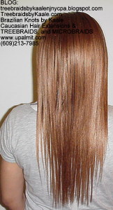 Tree Braids by Kaale- Cornrows with Straight human hair Back2746.