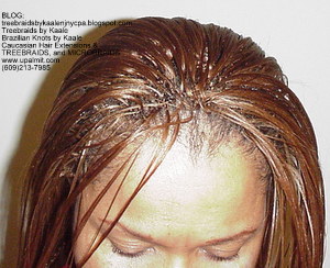 Tree Braids by Kaale- Cornrows with Straight human hair Top2749.