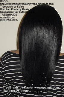 Treebraids with Wavy human hair Back2192.