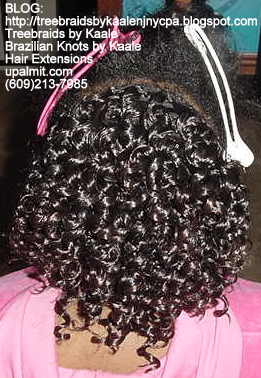 Track or Weft hair extensions- BEFORE.