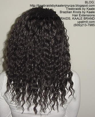 Small Cornrow Treebraids with KAALE Brand 100% human hair Back140.