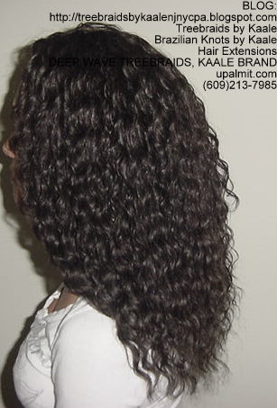 Small Cornrow Treebraids with KAALE Brand 100% human hair Left141.