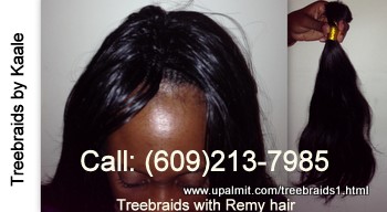 Tree Braids by Kaale- traditional cornrow treebraids done very small shows crown area and remy hair used42815.