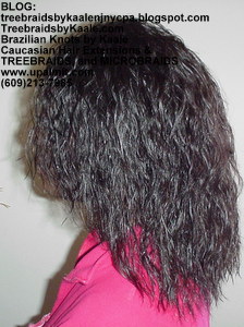 Tree Braids by Kaale using Brazilian hair- one 4oz bundle- Left