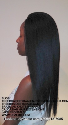 Treebraids with straight hair L.