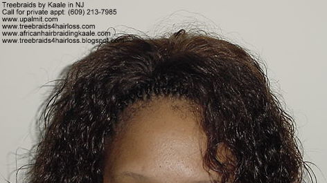 Wet and wavy treebraids- top view, NJ.