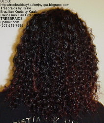 Tree Braids by Kaale- Cornrows with Straight Yaky hair BackStr B.