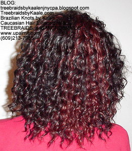 Tree Braids by Kaale- Cornrows with Deep Bulk hair Back2611.