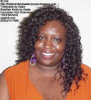 Tree Braids by Kaale- Cornrows with Straight Yaky hair FrontStt.