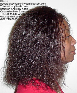 Tree Braids by Kaale- Cornrows with Straight Yaky hair RightStr.