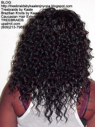 Tree Braids with KAALE Deep Bulk human hair Back375.