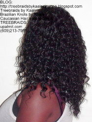 Tree Braids with KAALE Deep Bulk human hair Left376.