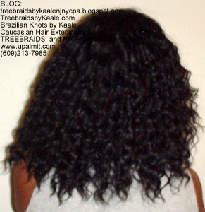 Tree Braids by Kaale- Cornrow treebraids with deep bulk hair Back4yrs.