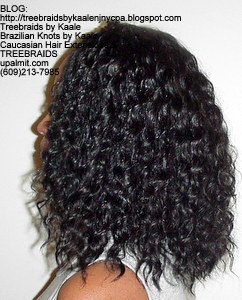 Tree Braids by Kaale- Cornrow treebraids with deep bulk hair Left4yrs.