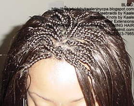 Microbraids- Invisible Braids are braided a little- Top76.