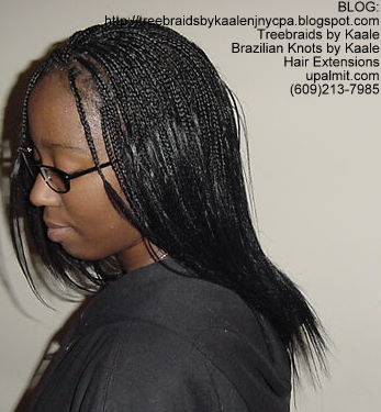 Microbraids, also spelled Micro Braids- Left.