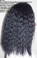 Tree Braids with KAALE Brand Wet n Wavy human hair Right368.