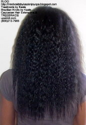 Tree Braids with KAALE Brand Ripple human hair Back370.