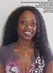 Tree Braids with KAALE Brand Ripple human hair Front373.