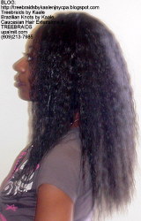 Tree Braids with KAALE Brand Ripple human hair Left371.
