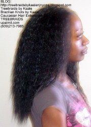 Tree Braids with KAALE Brand Ripple human hair Right372.