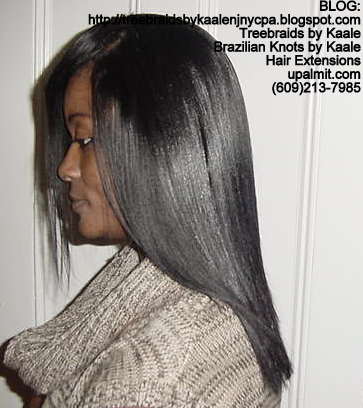 Track or Weft hair extensions- Left.