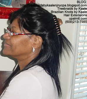 Weft or Track hair extensions, L.