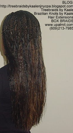 Long Box Braids- child in NJ, Left.