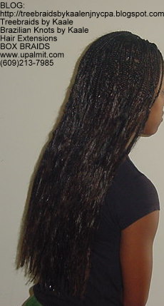 Long Box Braids- child in NJ, Right.