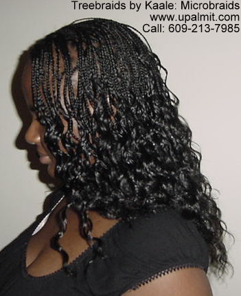 Microbraids, left side8.