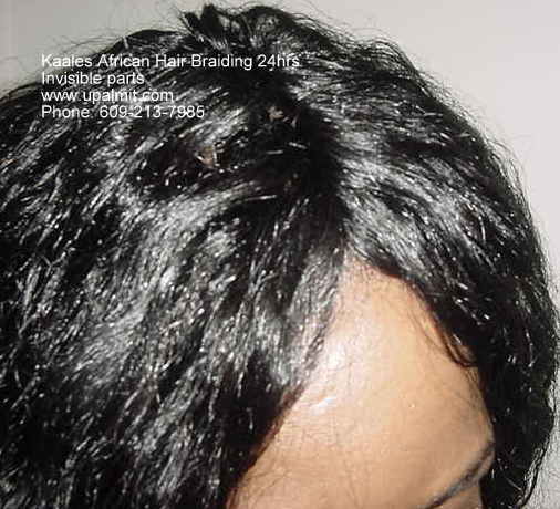 Treebraids ponytail with invisible part.