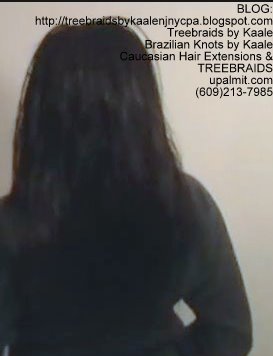 Tree Braids- with virgin Indian remy human cuticle hair Back2247.
