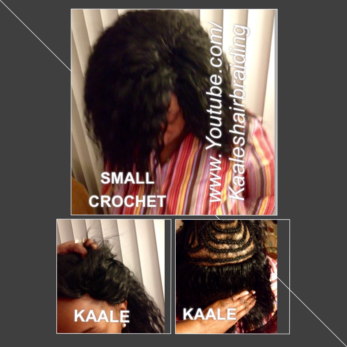 Vixen crochet braids with loose hair strands by Kaale