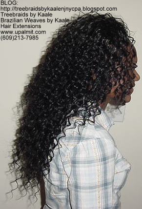 Wavy cornrow tree braids, Right 111.