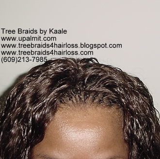 Summer, vacation, and beach wet and wavy Tree Braids- top.