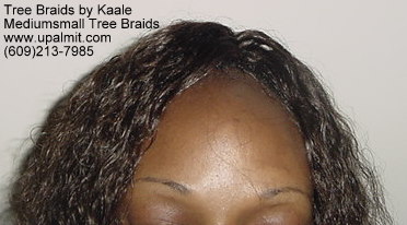 Summer, vacation, and beach wet and wavy tree braids.