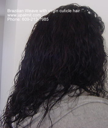 Brazilian weave, back section.