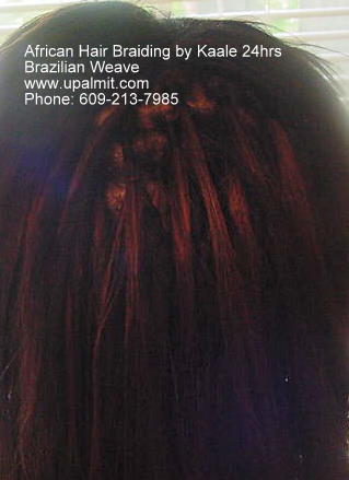 Brazilian weave, back section.