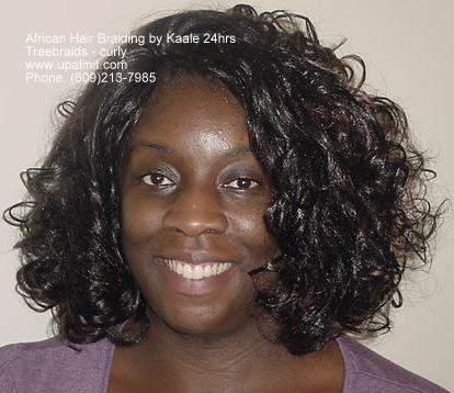 Hair loss after treebraids- curly hair.