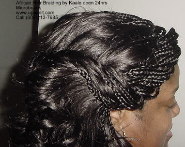 Microbraids- wing tip micro braids (609) 606-2893.