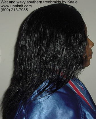 Wet and wavy treebraids, right view.