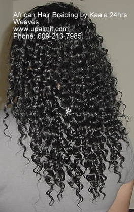 Hair weaves hair extensions- beehive cornrows used for a natural closer look.