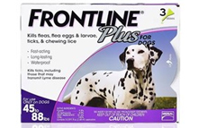 Frontline Plus for Dogs Large Dogs