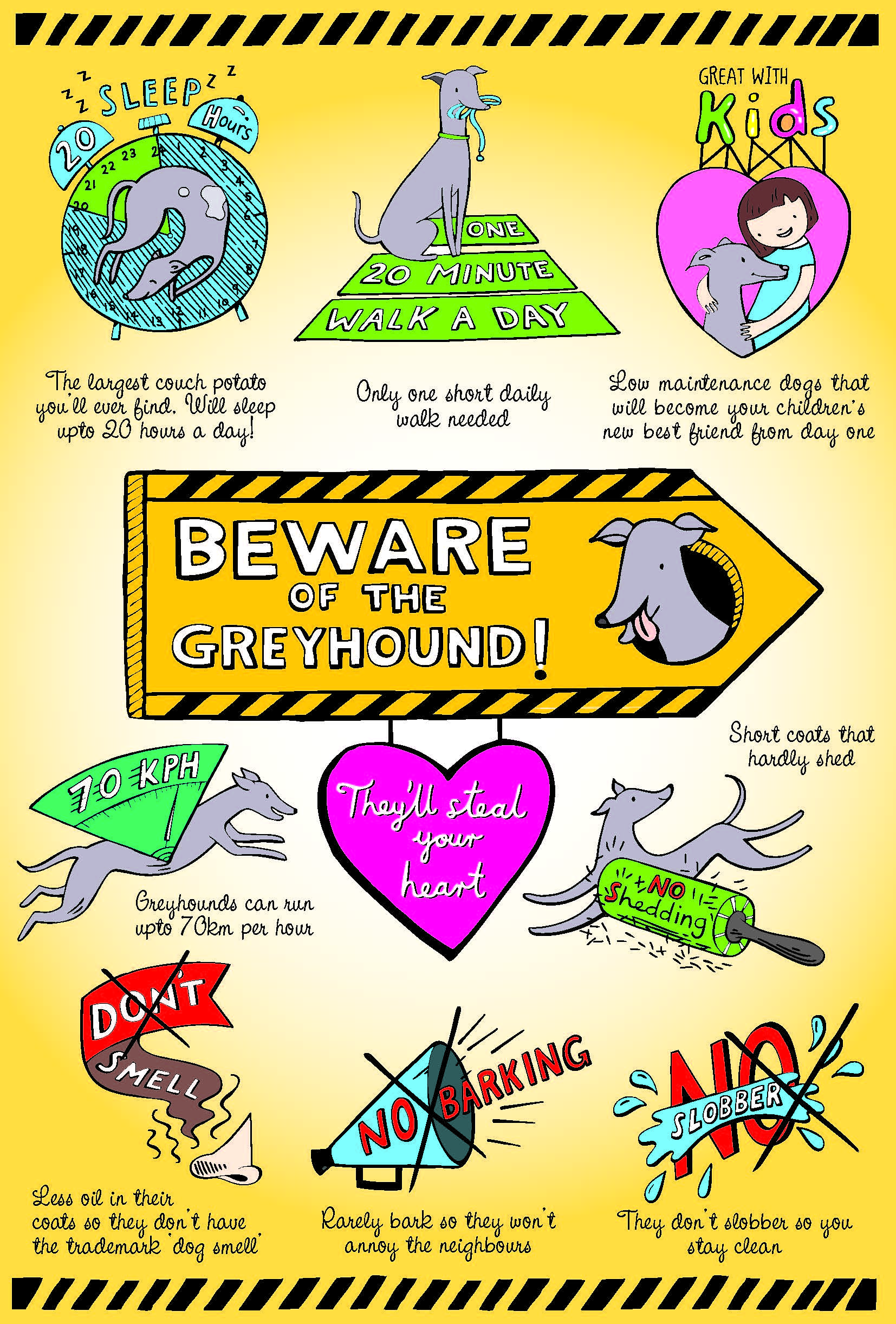 The Benefits of Owning a Greyhound [Infographic]