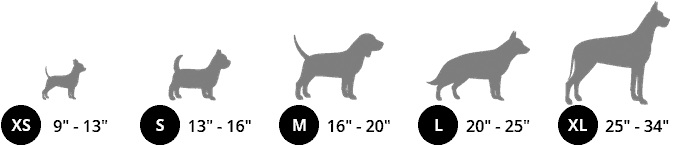 Pet Parents Washable Dog Belly Bands Sizes