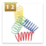 Spot Wide Colorful Springs Cat Toy (10 pack)